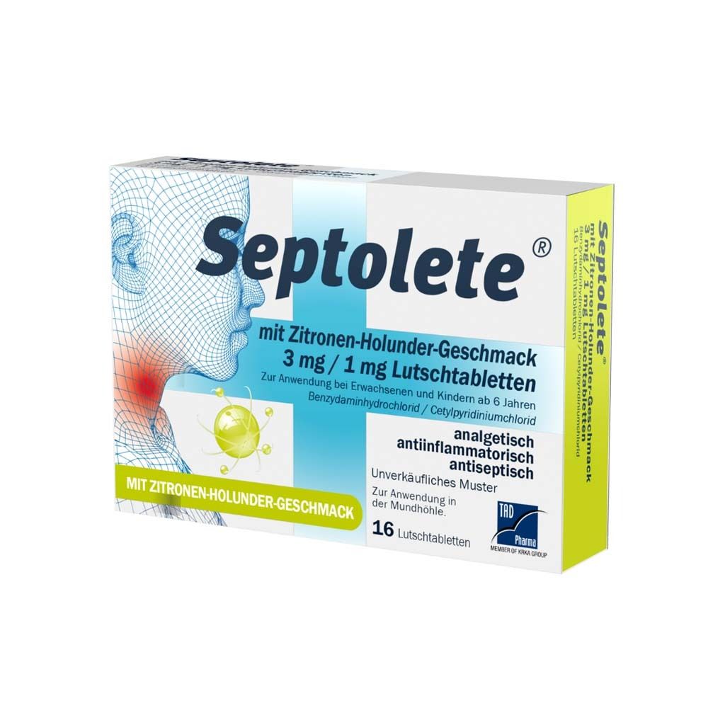 Septolete Zitrone-Holunder: Die innovative Lösung bei Halsschmerzen