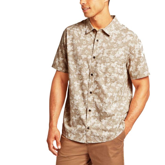 Tiger Floral SS Shirt Men herreskjorte