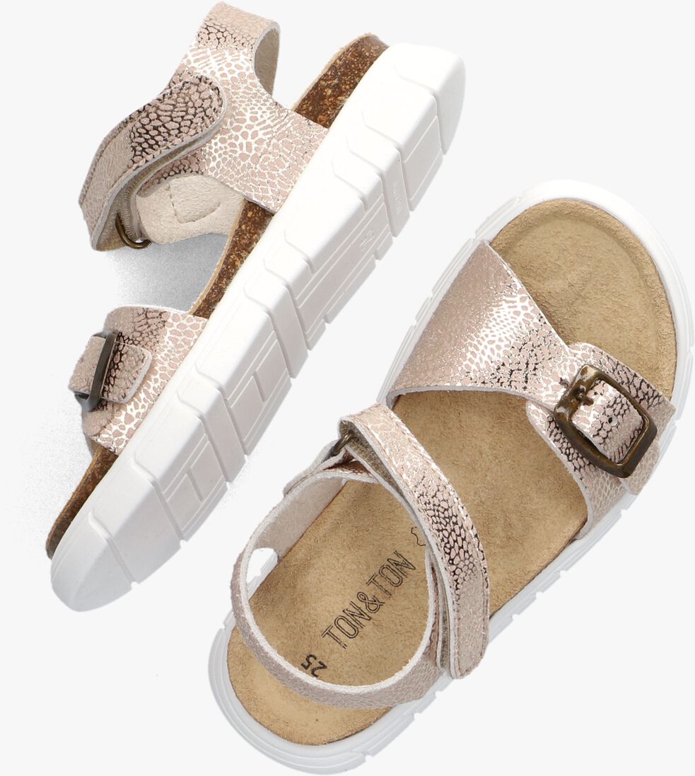 TON & TON roze ton & ton sandalen perla