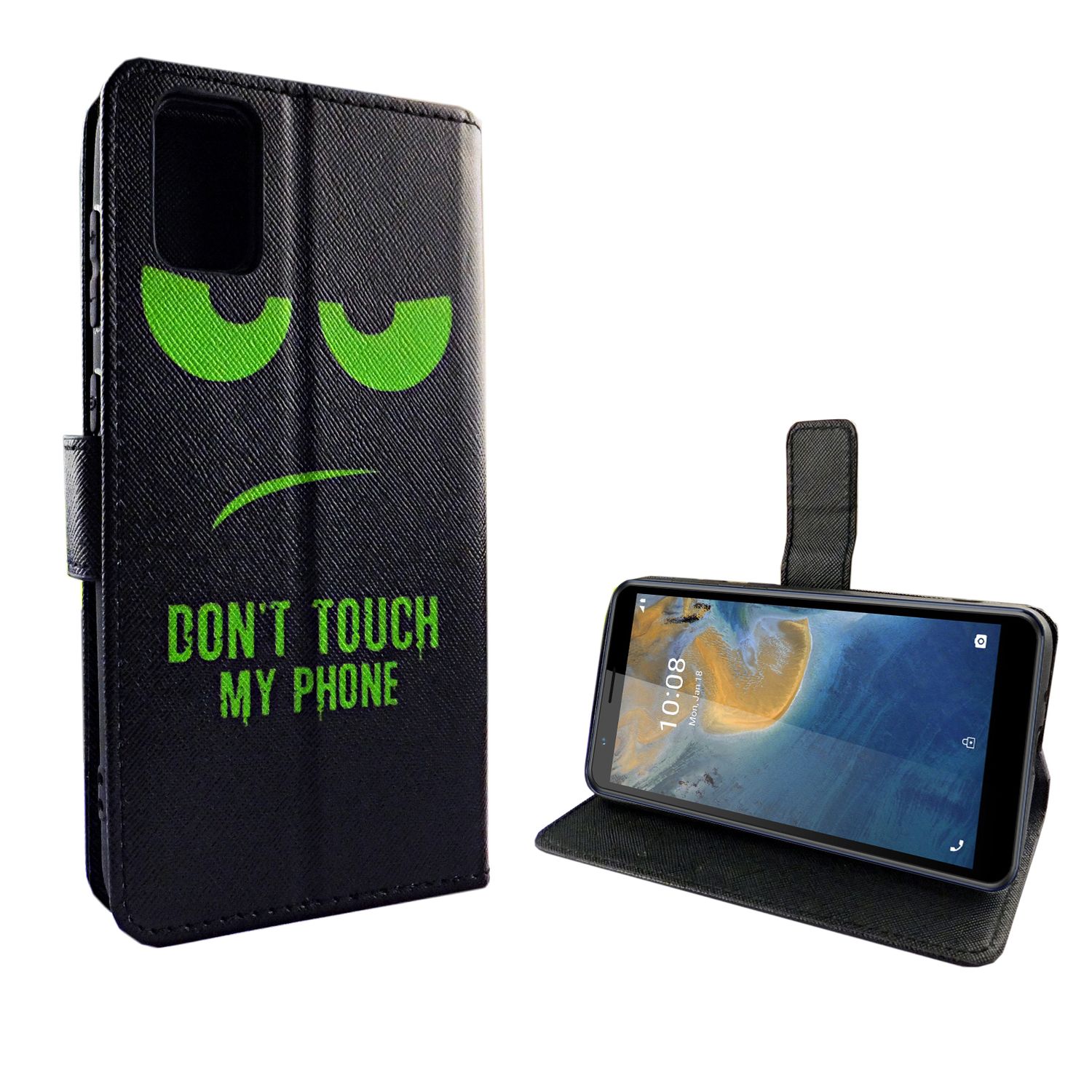 Handyhülle für ZTE Blade A31 Case Cover Schutztasche Schutzhülle Bookstyle Neu