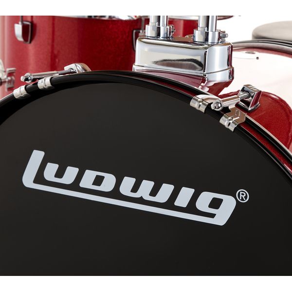 Ludwig Accent Drive 5pc Red