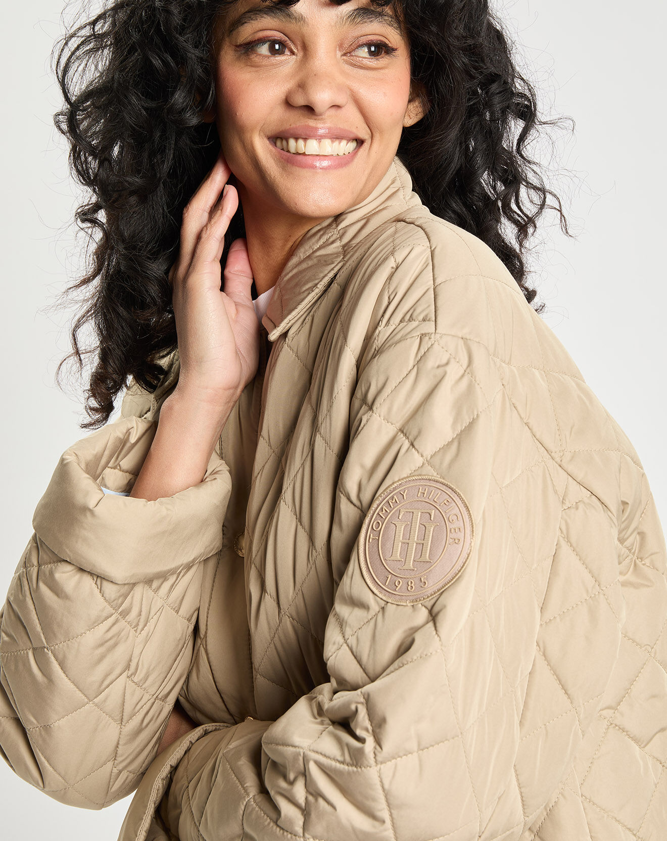 Tommy Hilfiger Manteau Quilted beige