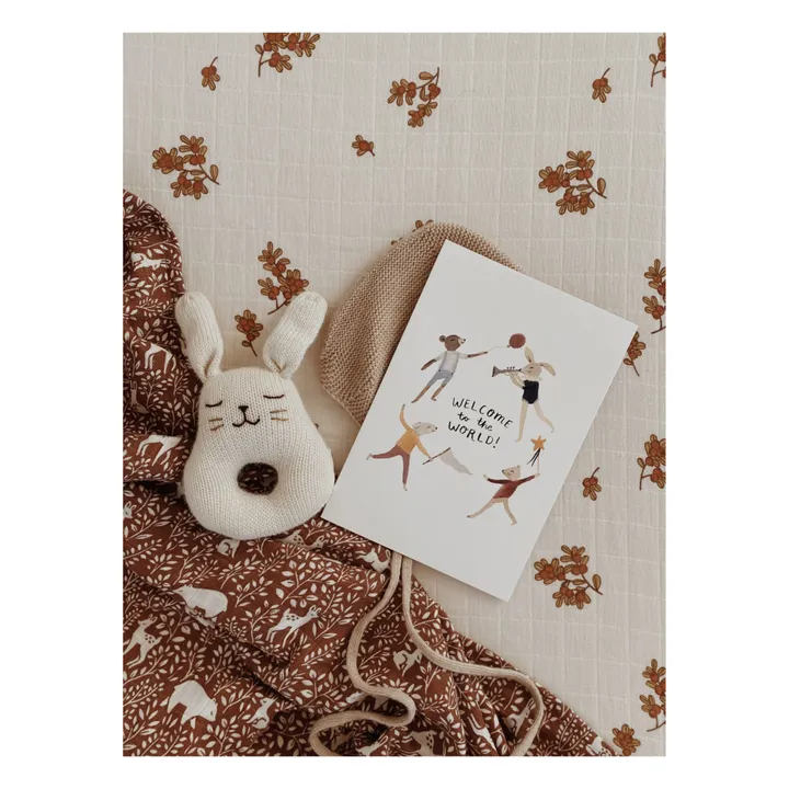 Main Sauvage Hochet Lapin | Ecru