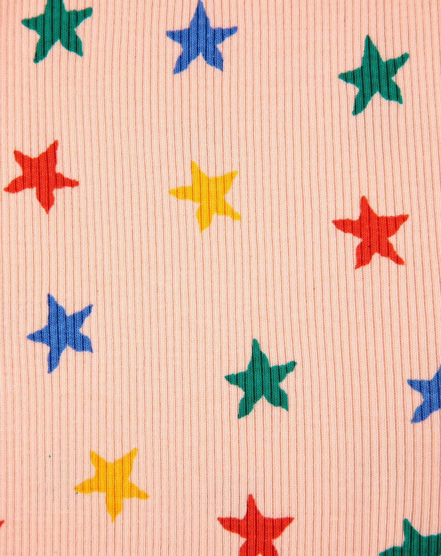 Leggings MULTICOLOR STARS ALL OVER in light pink
