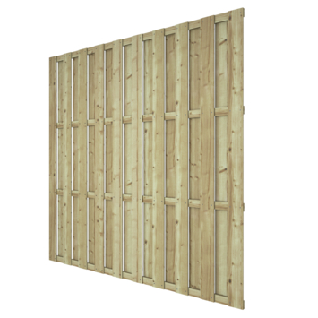 Schutting Wales grenen hout recht 180 x 180 cm