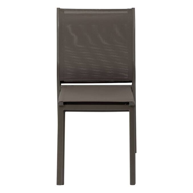 Chaise de jardin empilable ESSENTIA Wengé & Praliné
