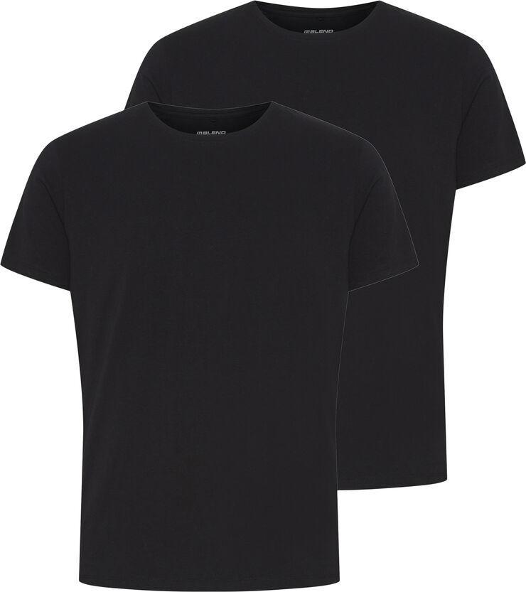 Blend BHDinton Crew neck tee 2-pack NOOS Black