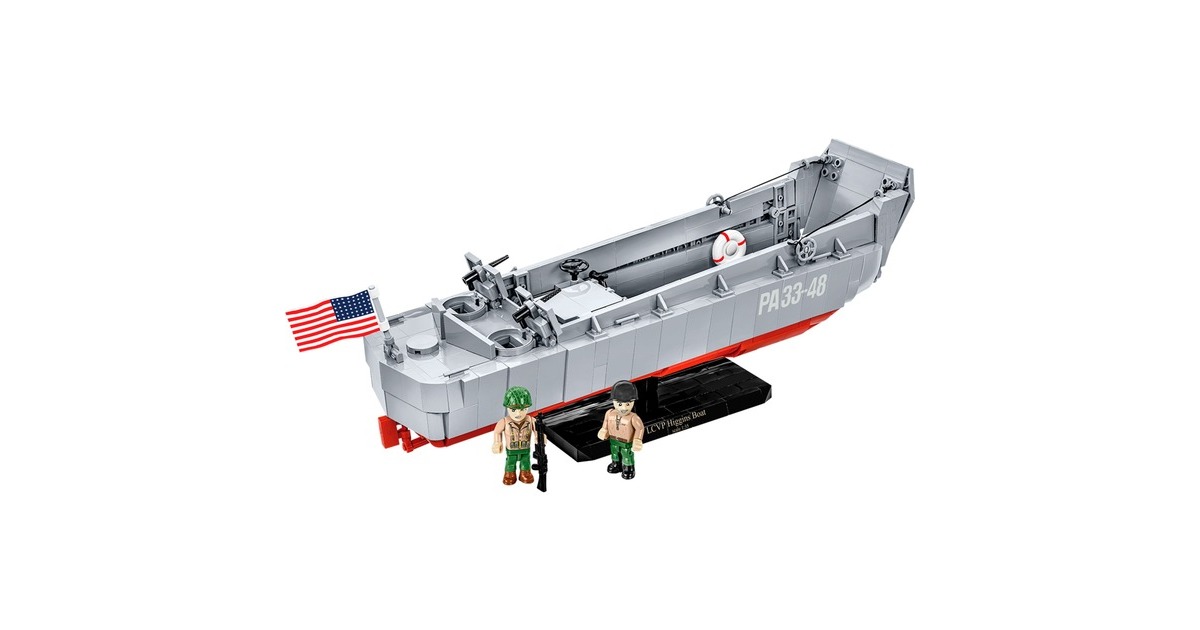 COBIWorld War II - LCVP Higgins Boat Constructiespeelgoed