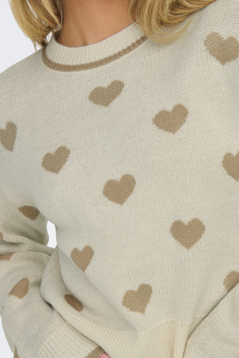 Jacqueline de Yong beige dames trui