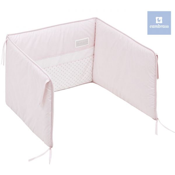 Cambrass Protetor Cama de Grades Star Rosa Claro