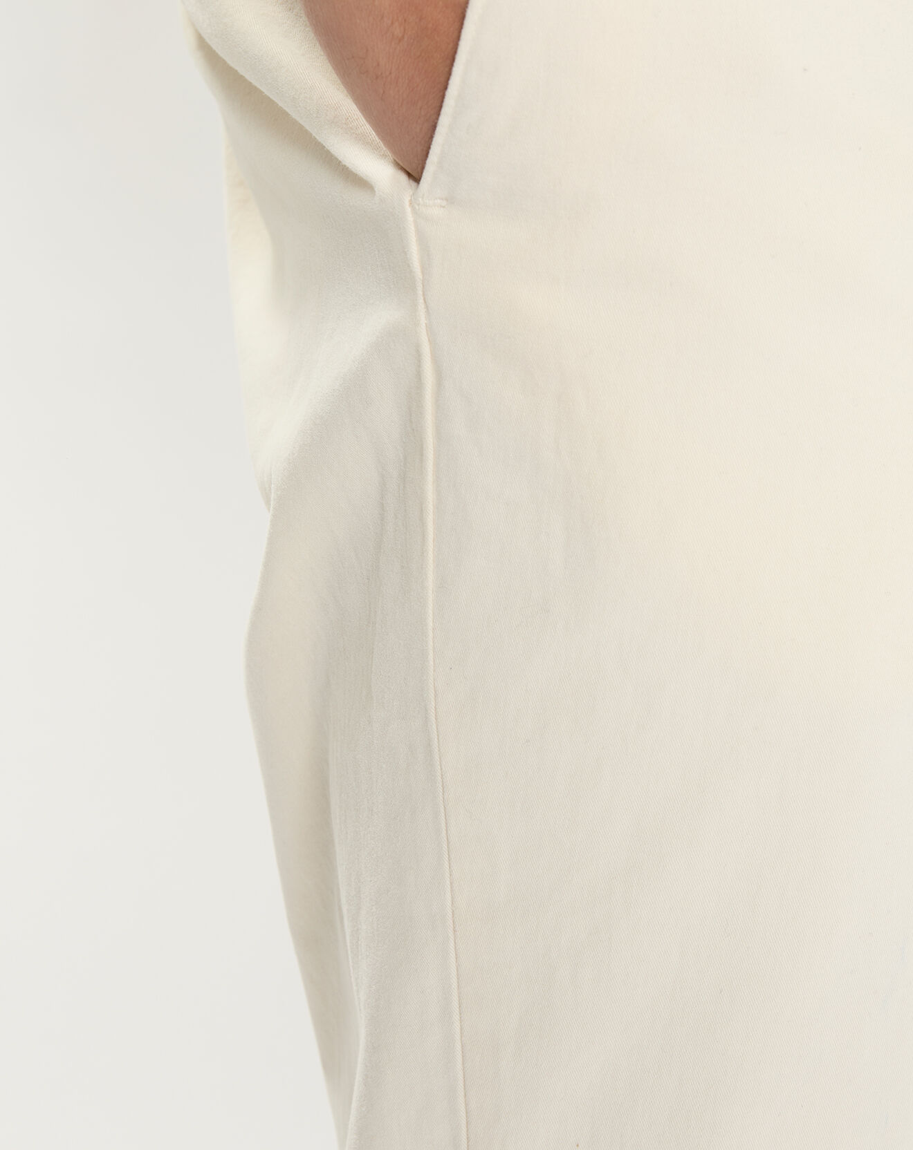 Hackett London Pantalon chino Slim Fit Kensignton écru