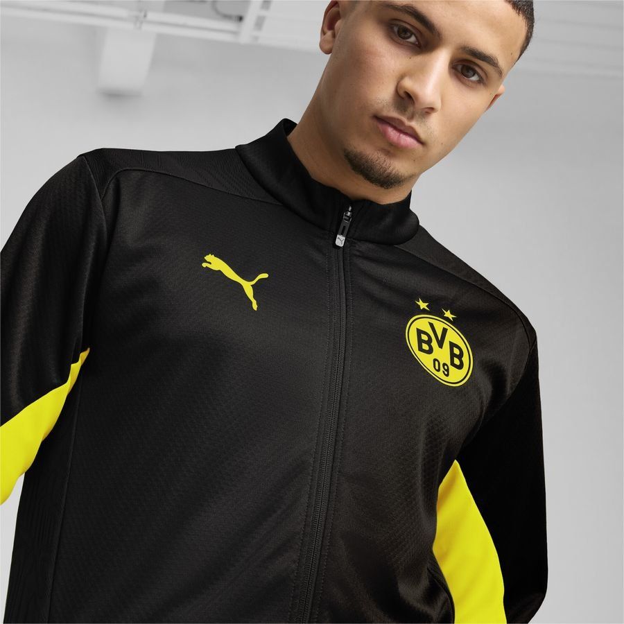 Dortmund Veste d'Entraînement - Noir/Faster Yellow