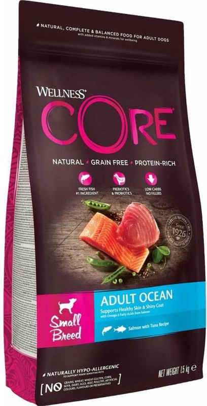 Wellness Core - Hondenvoer Small Ocean - Zalm - 1,5 kg