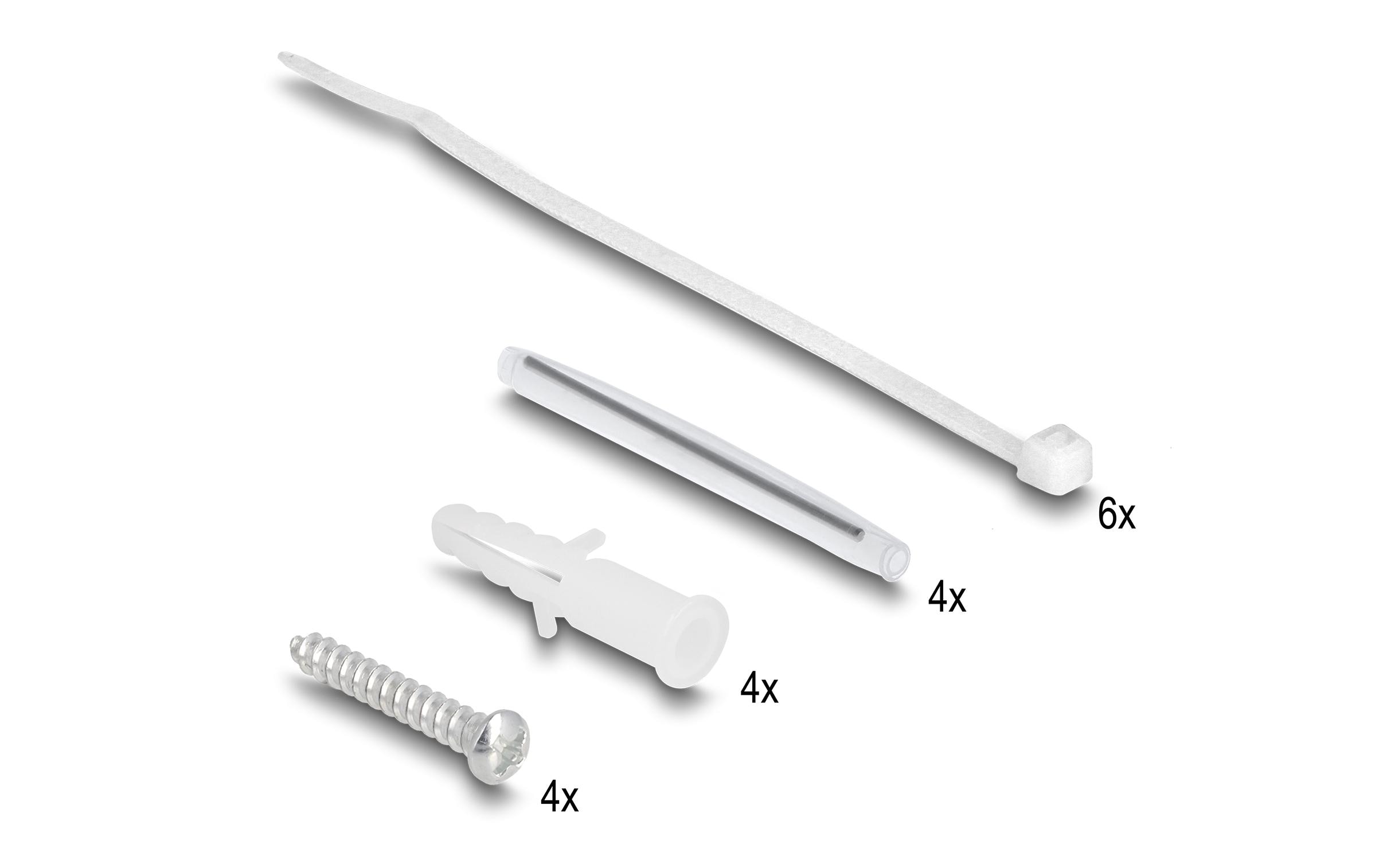 LWL Anschlussdose zur Wandmontage für 2x SC/LCDelock LWL Anschlussdose zur Wandmontage für 2 x SC Simplex oder LC Duplex weiss