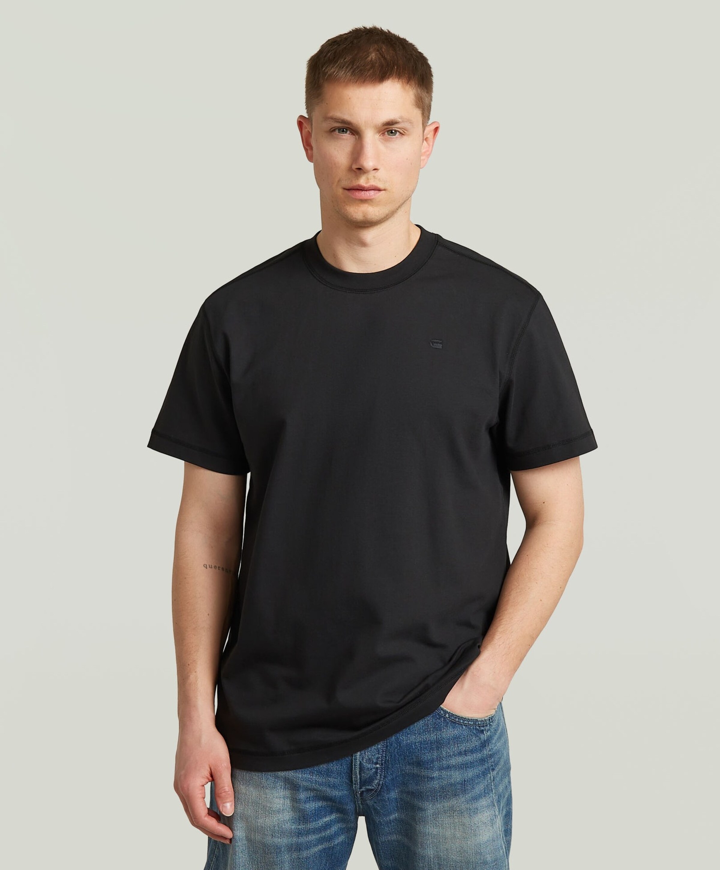 G-Star Raw Heren T-shirt zwart