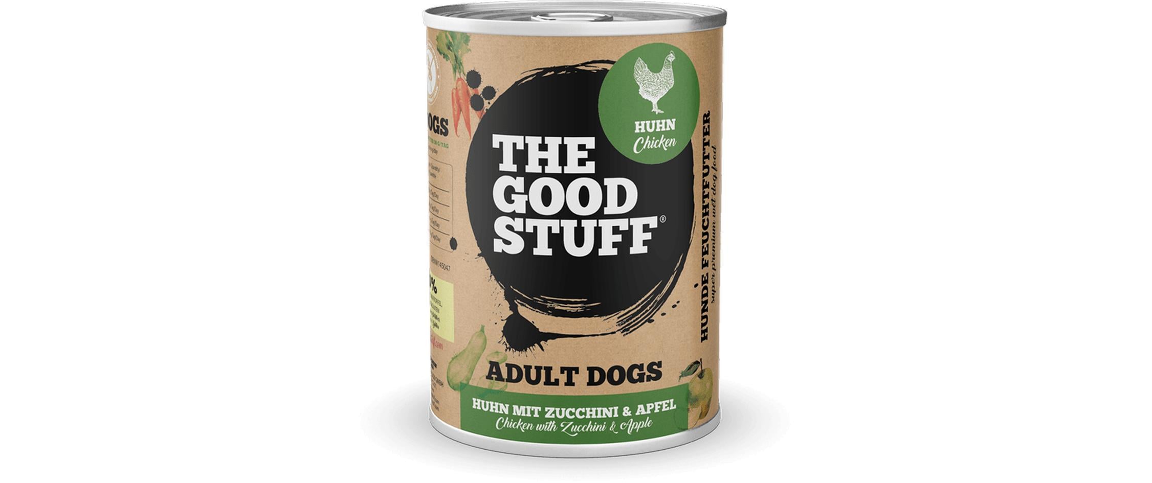 Nassfutter Geflügel & Zucchini Adult, 6 x 800gAlleinfuttermittel für erwachsene Hunde