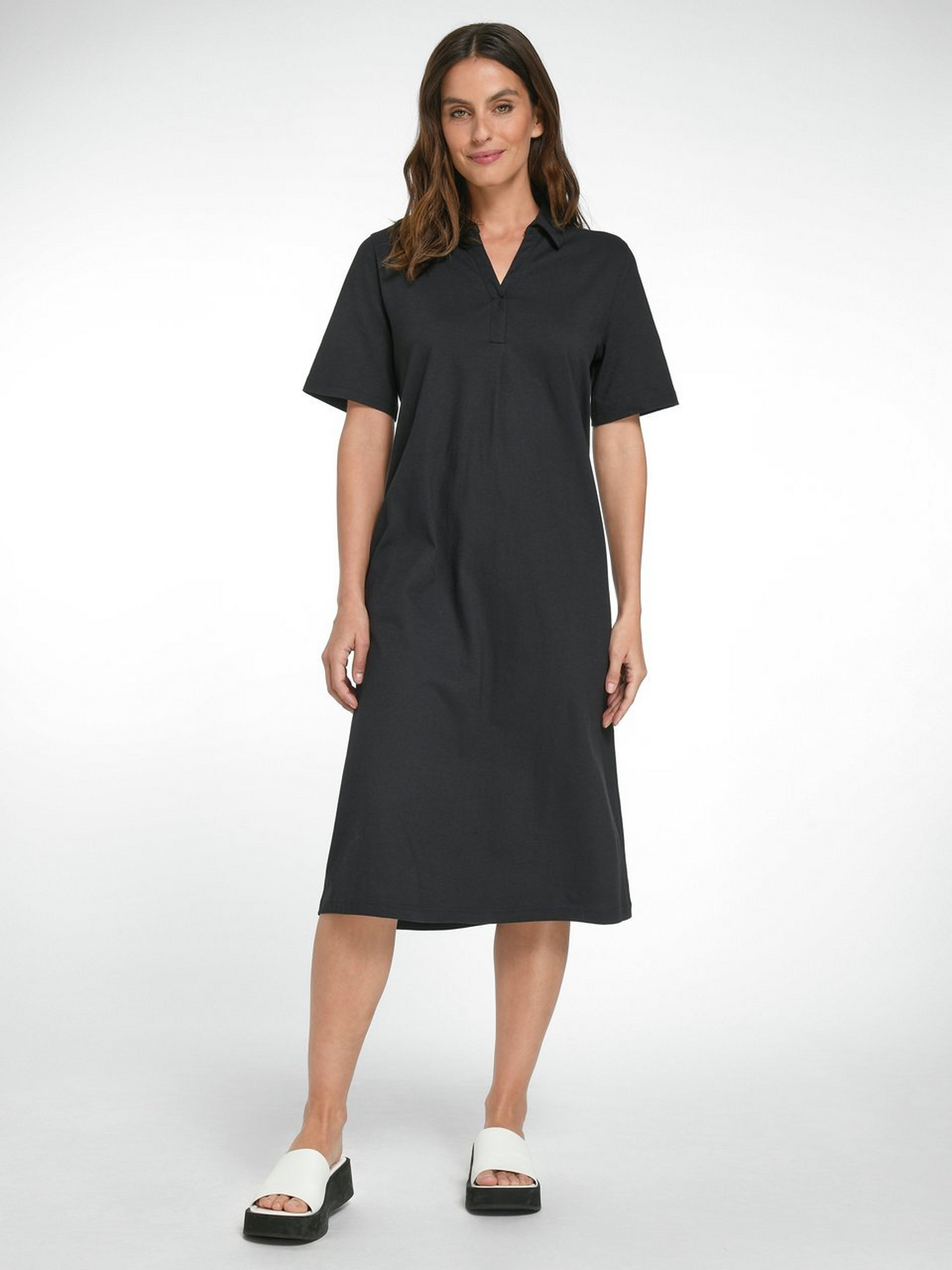 Jerseykleid mit 1/2-Arm