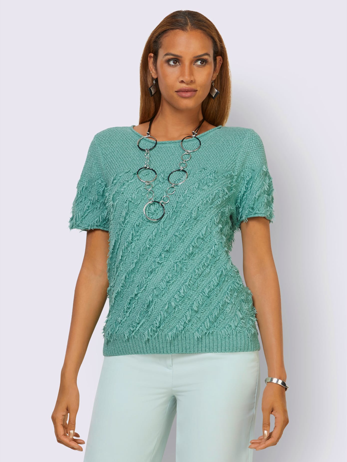 Pull coupe décontractée