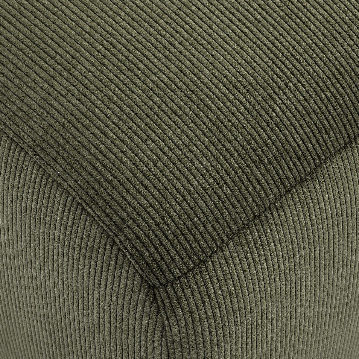 LA REDOUTE INTERIEURS<br>Puff XL, veludo canelado fino, Liora