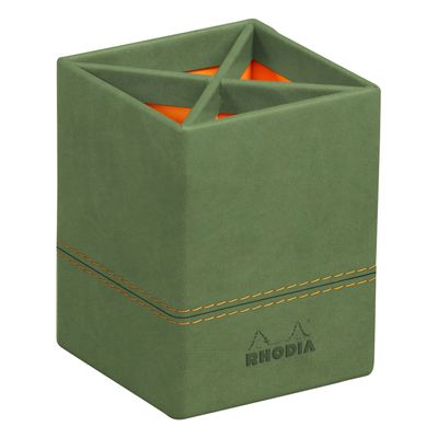 RHODIA Rhodiarama - Pot à crayons - sauge - en polyuréthane