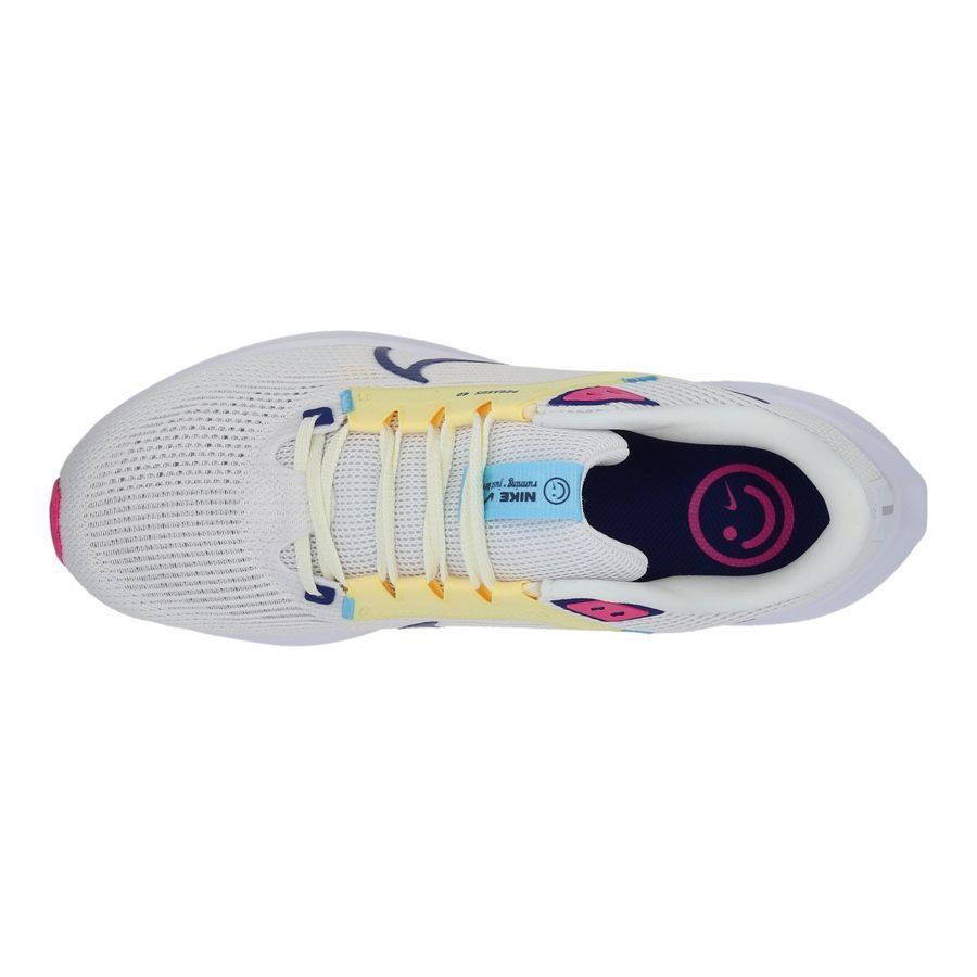 Nike Chaussures de Running Air Zoom Pegasus 40 - Blanc/Bleu Marine/Blanc