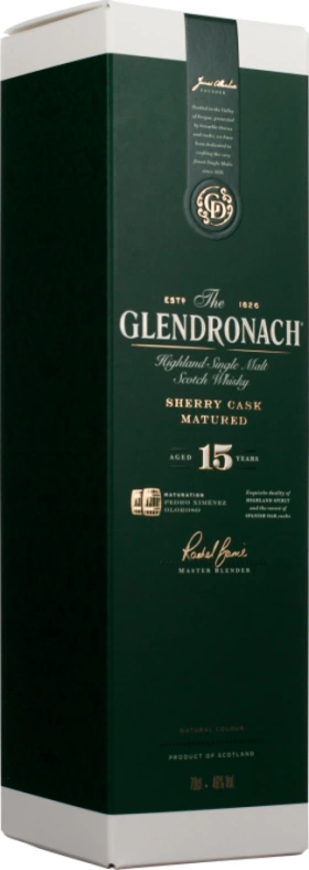 GLENDRONACH 15 YEARS SHERRY CASK 70CL