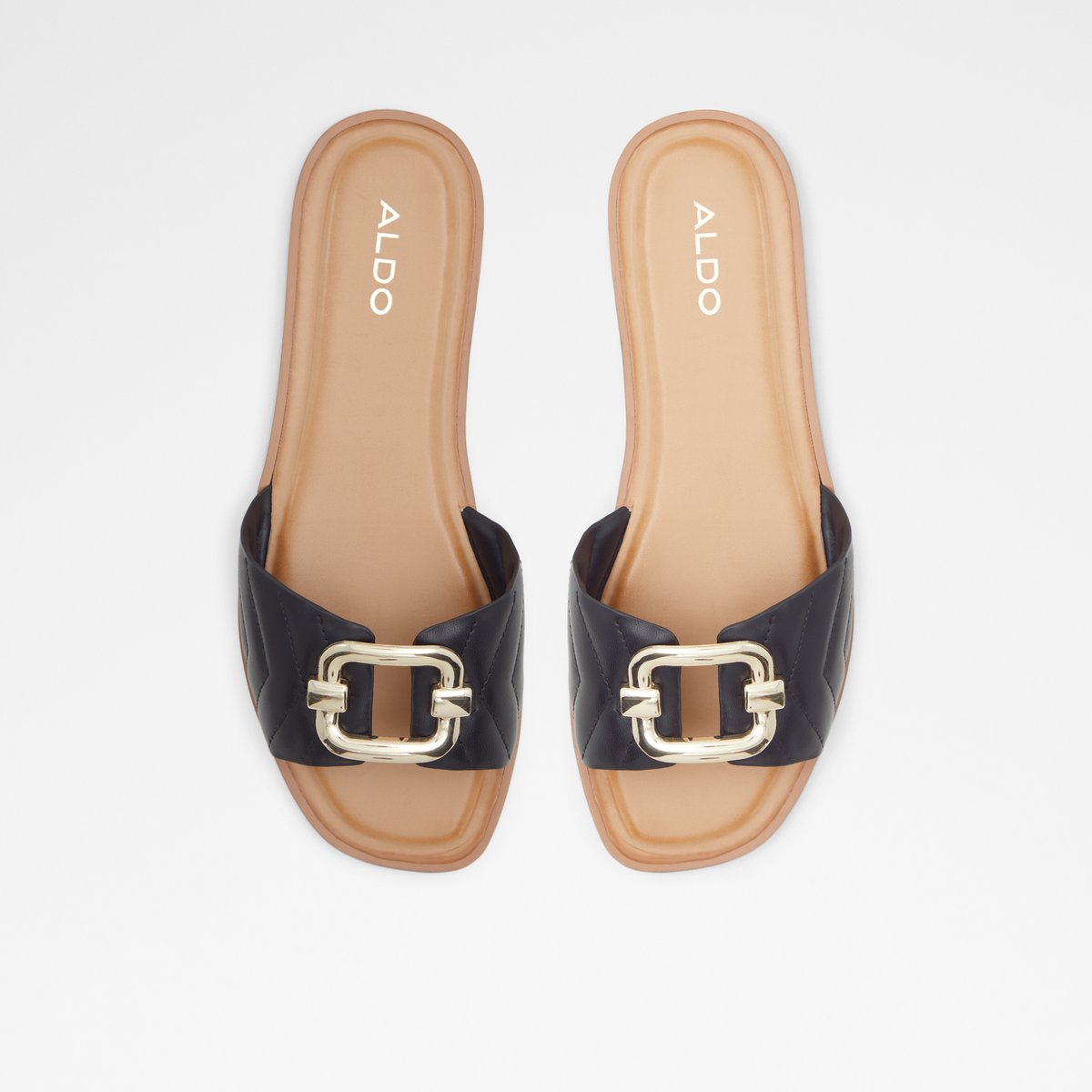Qelajar Black Women Flat Sandals