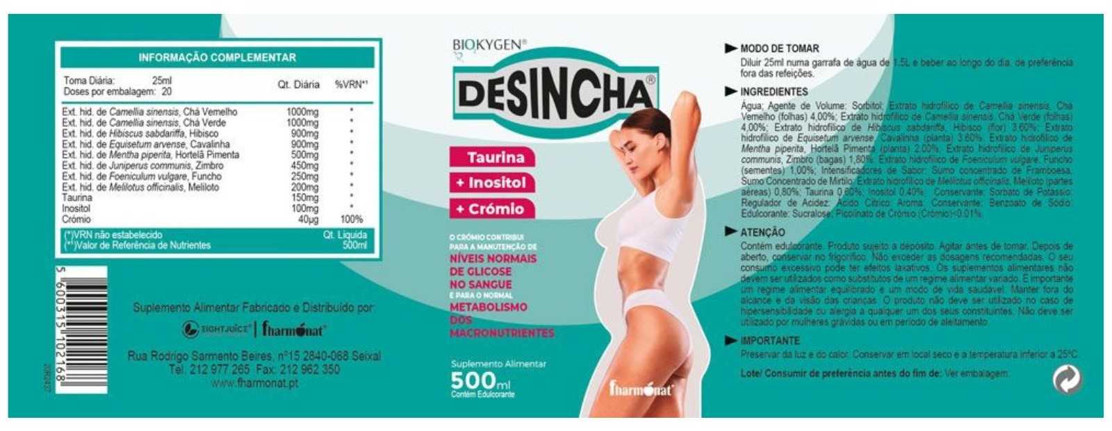 Biokygen Desinchaço 500 ml