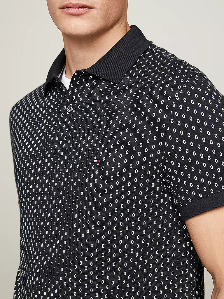 TOMMY HILFIGER Poloshirt Slim Fit blau