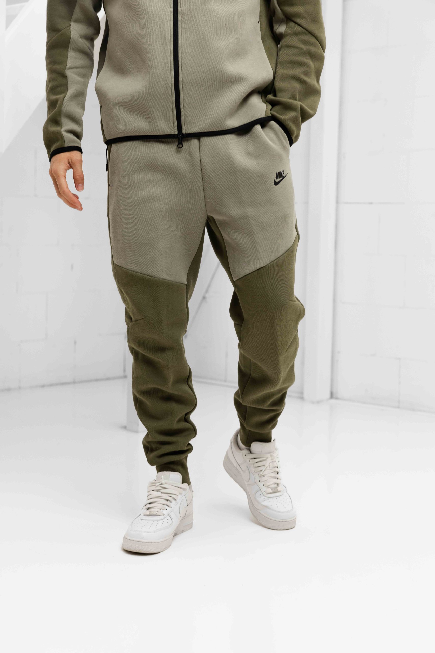 Nike Tech Fleece Trainingspak Heren Groen