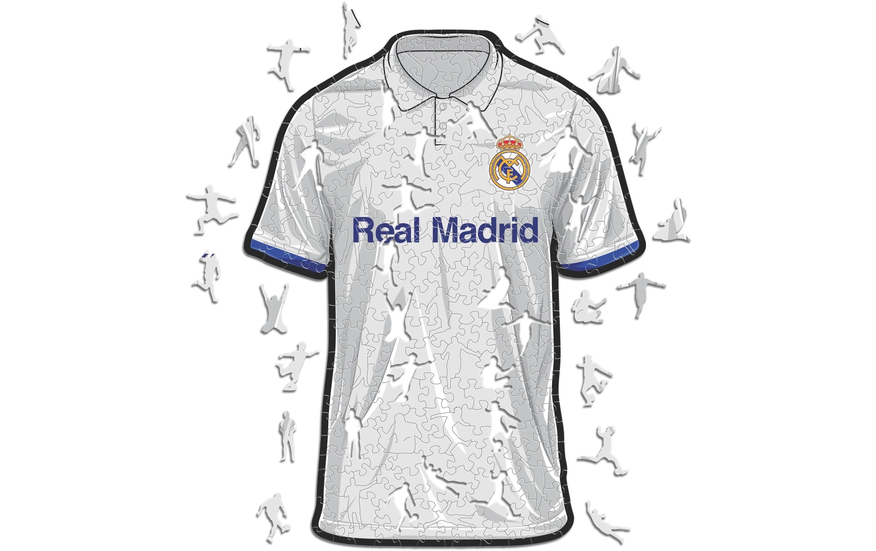 Holz-Puzzle FC Real Madrid – TrikotPuzzle Trikot Real Madrid