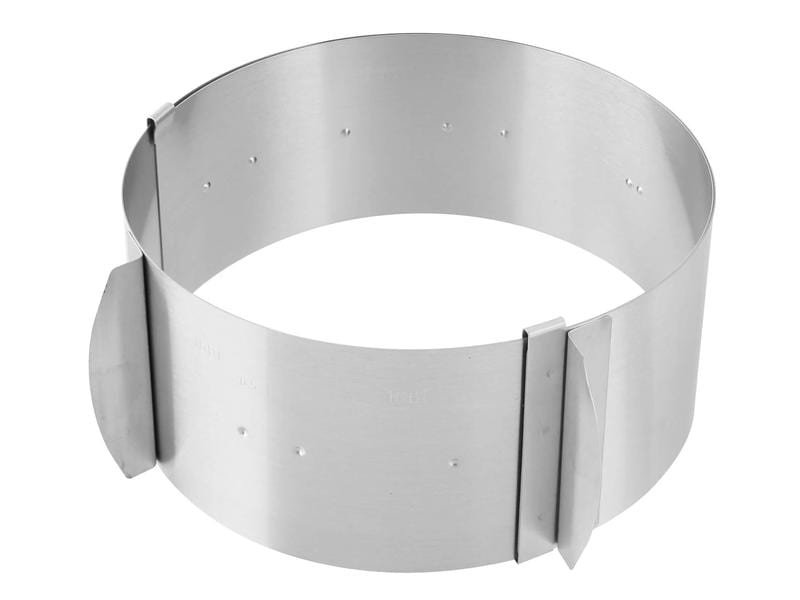 Zenker Backrahmen Silber, Rund Tortenring