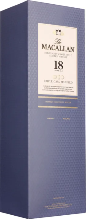 THE MACALLAN 18 YEARS TRIPLE CASK 70CL