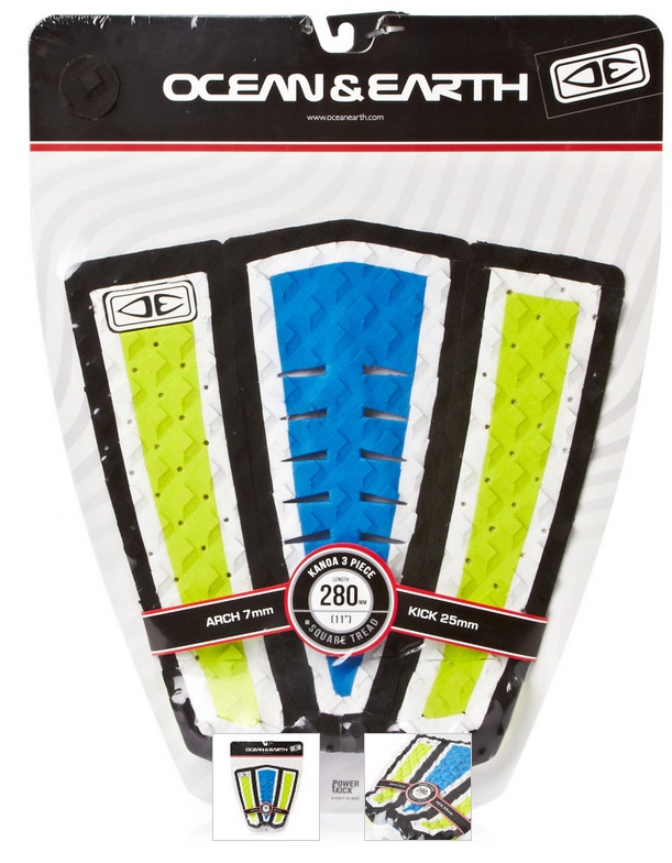 Ocean and earth Kanoa Grom pro Model Bleu / Vert