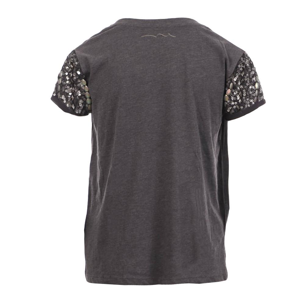 Teddy Smith T-shirt Gris Fille Teddy Smith Tiz