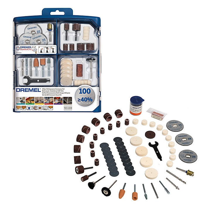 Coffret accessoires multi-usage Dremel 100 pièces