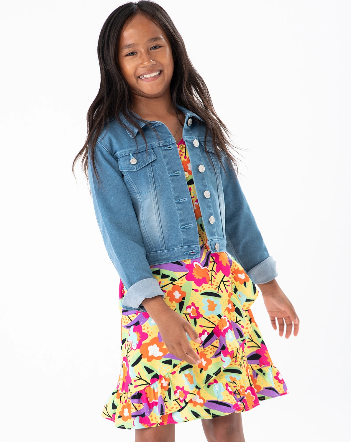Kleid BLUMEN in bunt