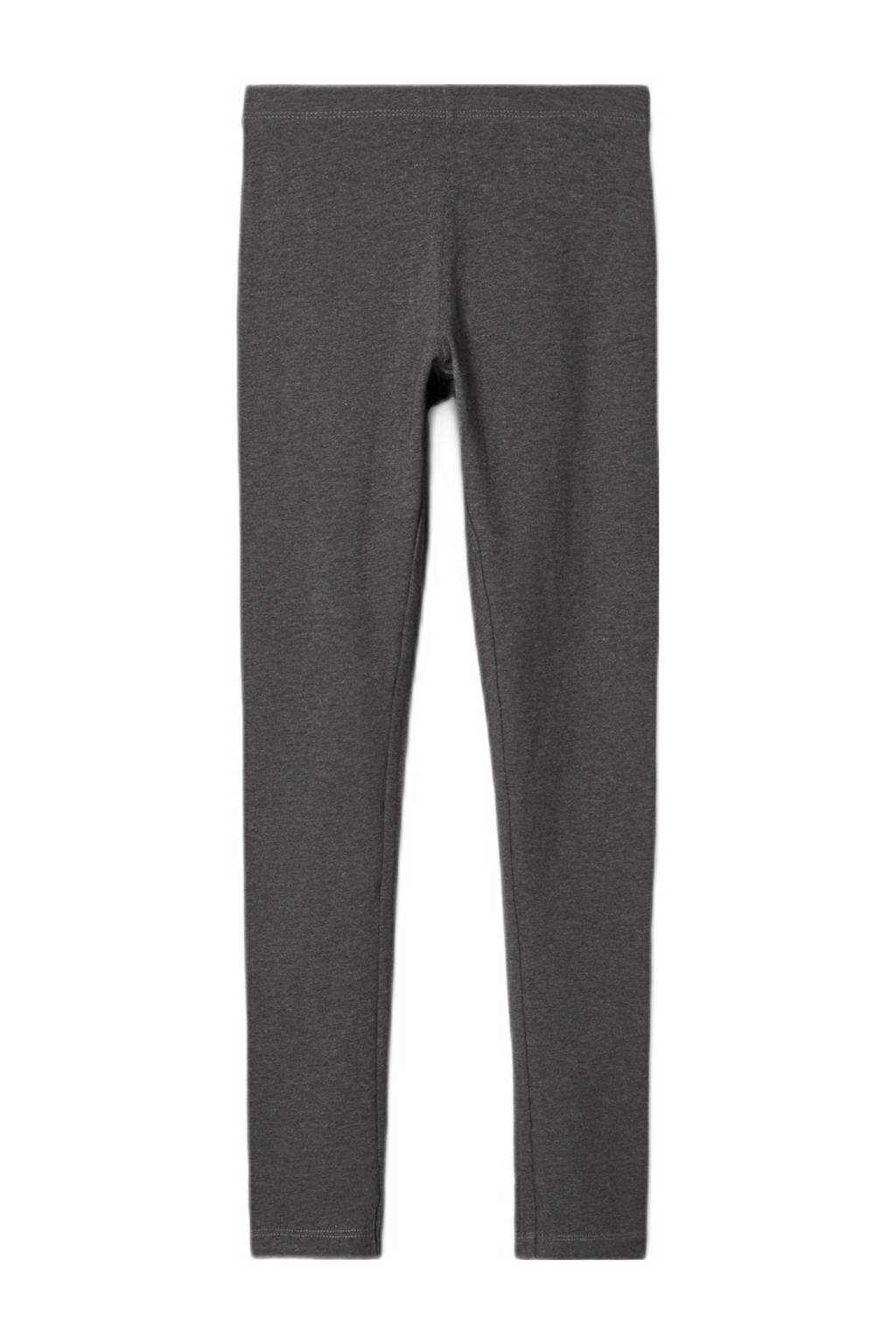 NAME IT legging NKFVIVIAN donkergrijs melange