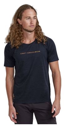 Maillot manches courtes Craft Adv Gravel Noir