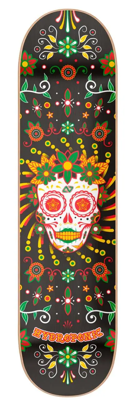 Hydroponic Mexican Skull 2.0 Skateboard Deck | SkatePro