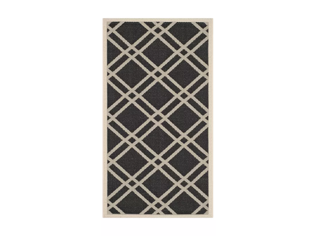 Tapis Black & Beige 122 X 170 cm - Thalia