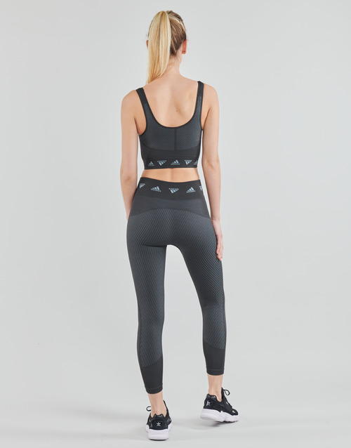 adidas Performance - STUDIO AEROKNIT BRA - LIGHT SUPPORT - magic grey/carbon