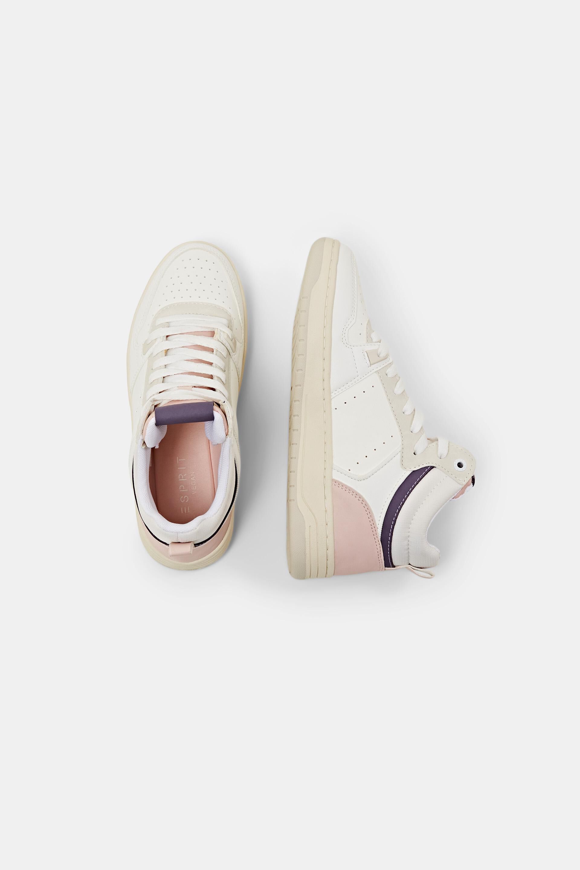Sneakers montantes en similicuir