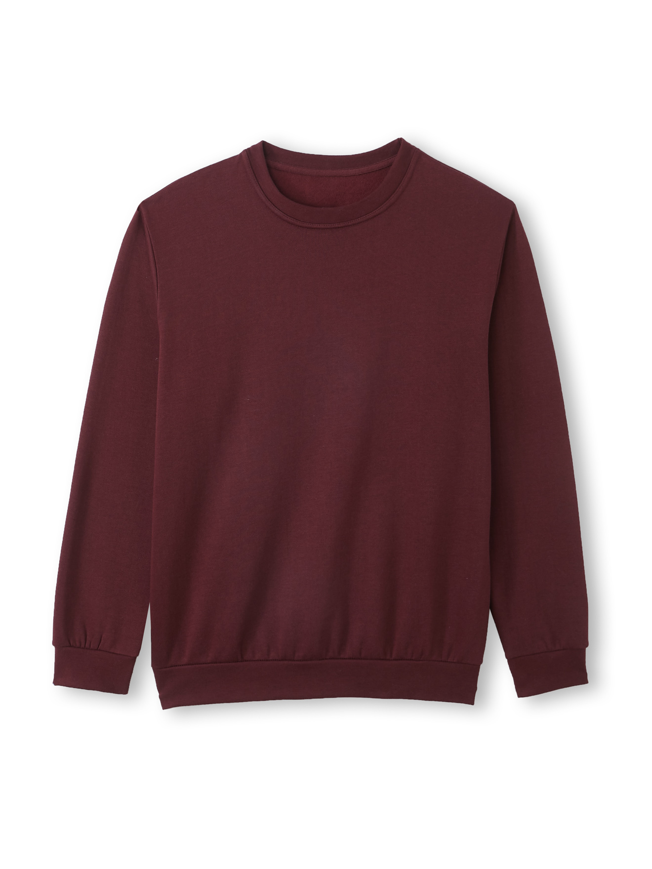 Sweat-shirt encolure ronde molleton