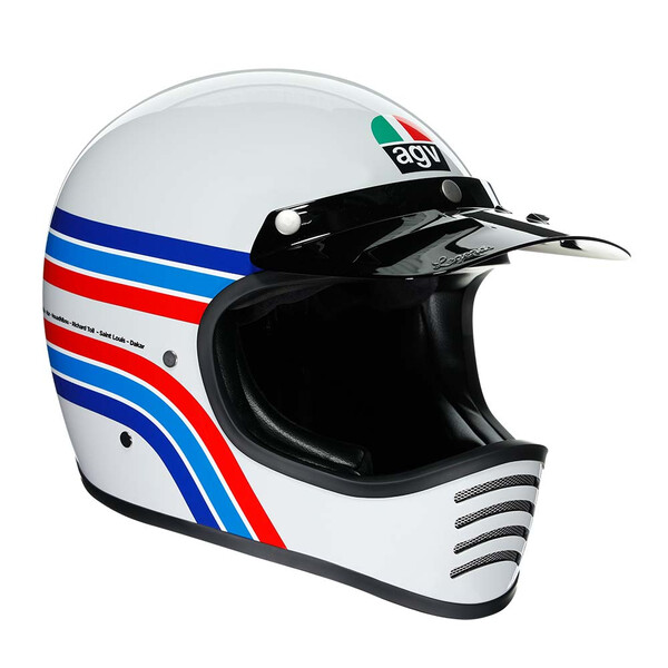 AGV - Casque X101 Dakar 87 Blanc / Bleu / Rouge