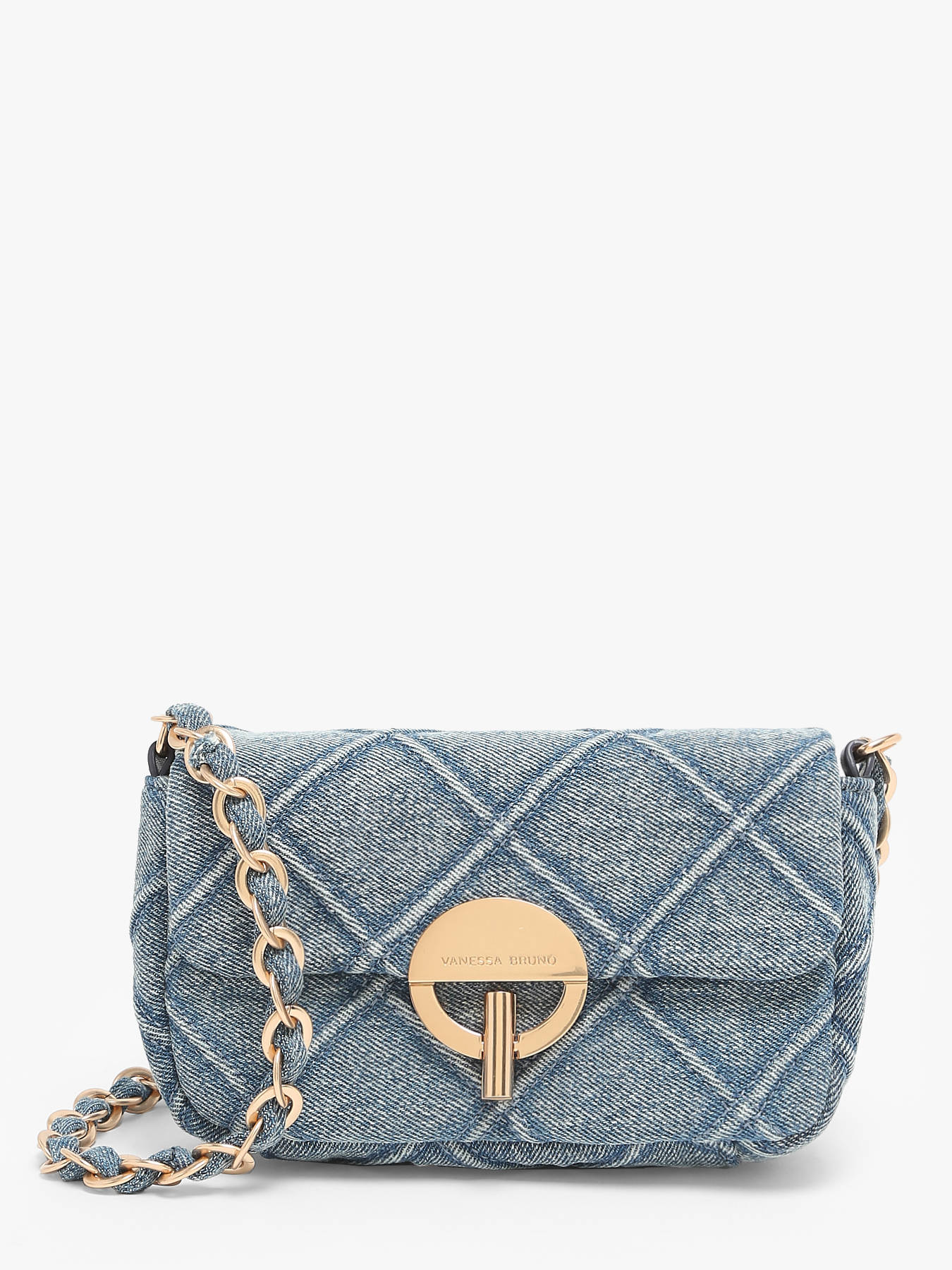 Petit sac bandoulire Moon en denim VANESSA BRUNO
