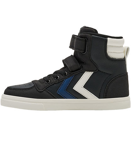 Hummel Støvler - Slimmer Stadil Leather High JR - Sort/Bl?