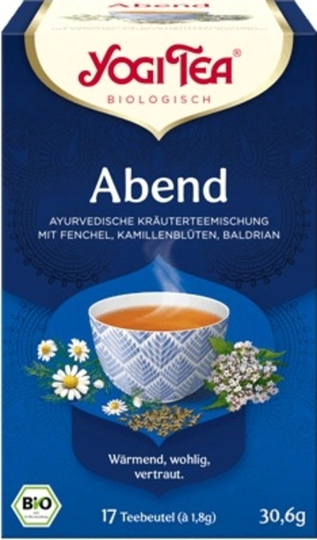 Yogi Tea  Abend Tee Bio, 30,60 g