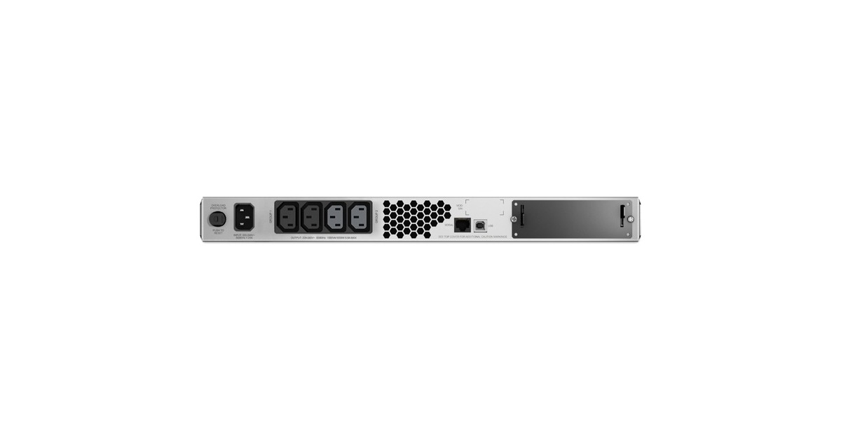 APCSmart-UPS 1500 VA, LCD RM 1 HE, 230 V ups  (Zwart, 4x C13 uitgang, 1U, SMT1500RMI1U)