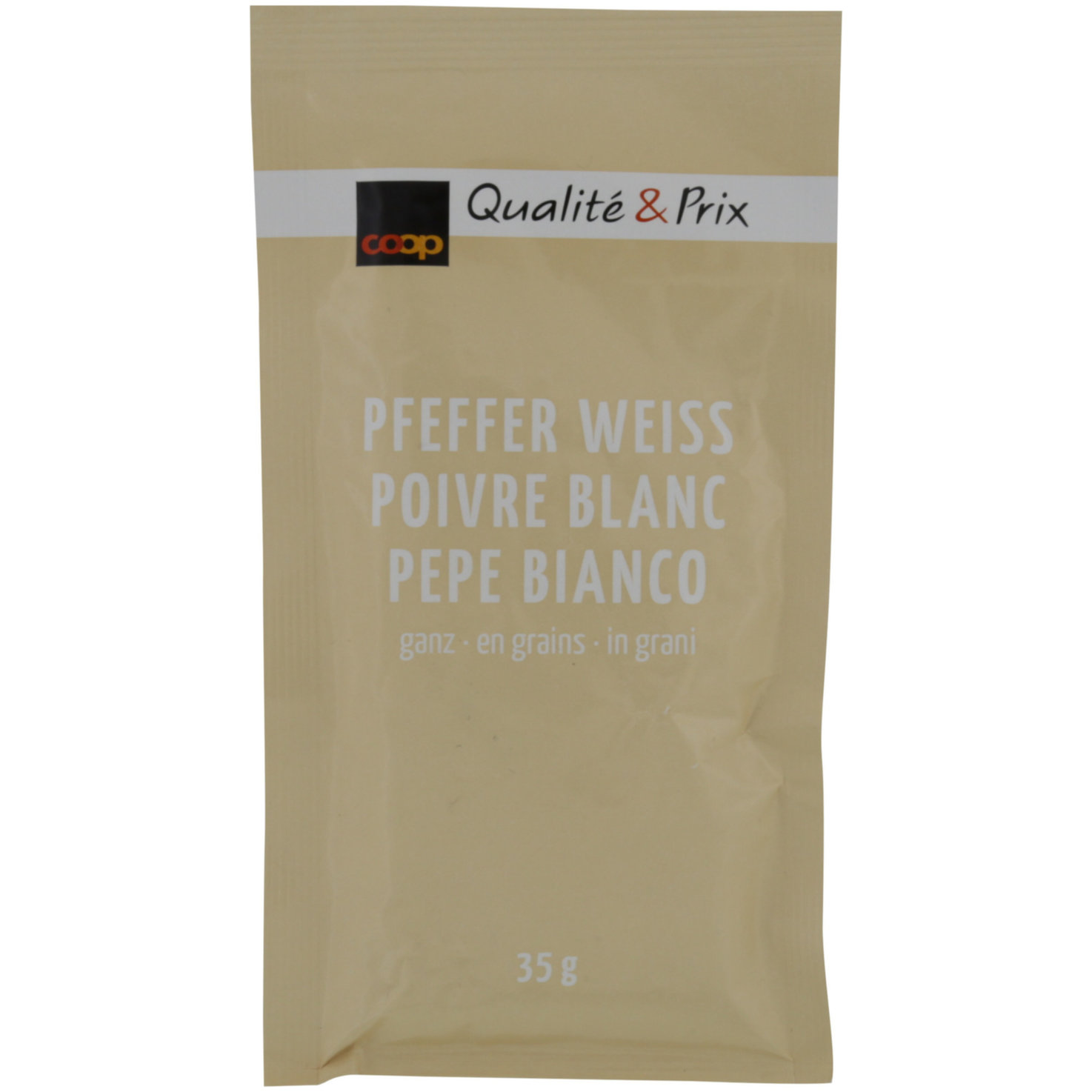 Pfeffer weiss ganz